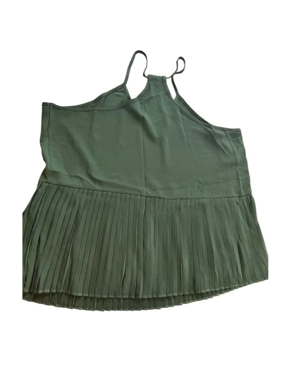 VCAY Ruffle Hem Rib-Knit Cami Top size 2XL - Picture 4 of 9